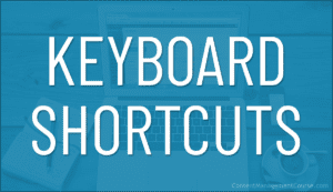 Keyboard Shortcuts